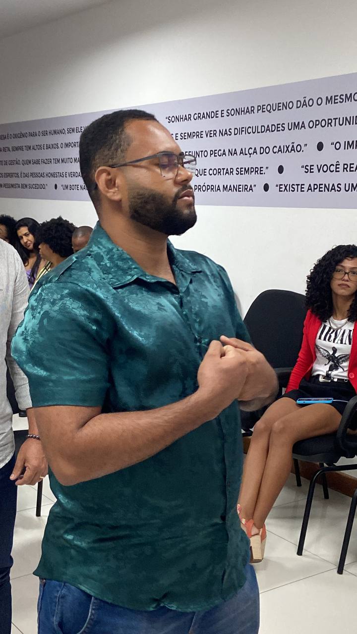 Participante em momento de interiorização